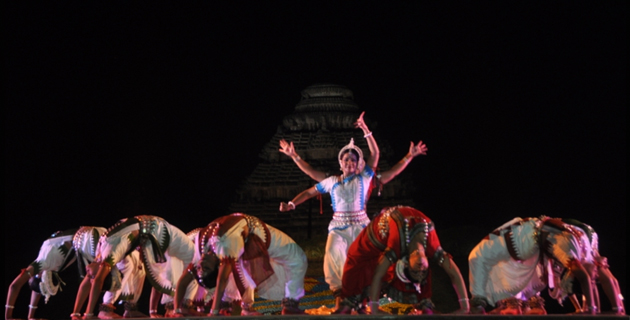 Dancers Performing at Konark Dance Festival