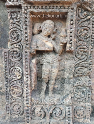 Stone figure on the inner wall Stone figure on the inner wall