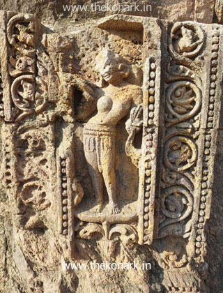 Stone figure on the inner wall Stone figure on the inner wall