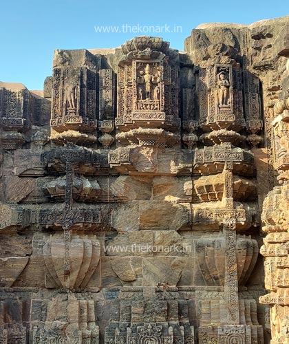 Outer wall of Chhayadevi Temple Outer wall of Chhayadevi Temple