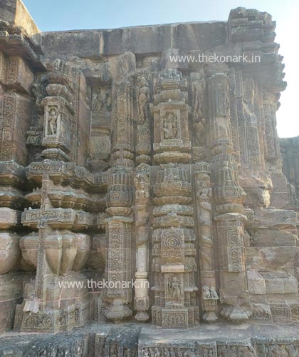 Outer wall of Chhayadevi Temple Outer wall of Chhayadevi Temple