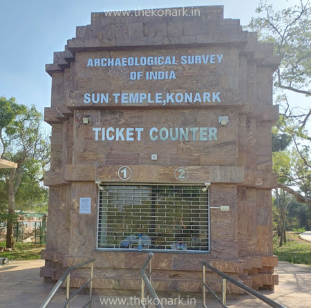 Konark Temple ticket counter