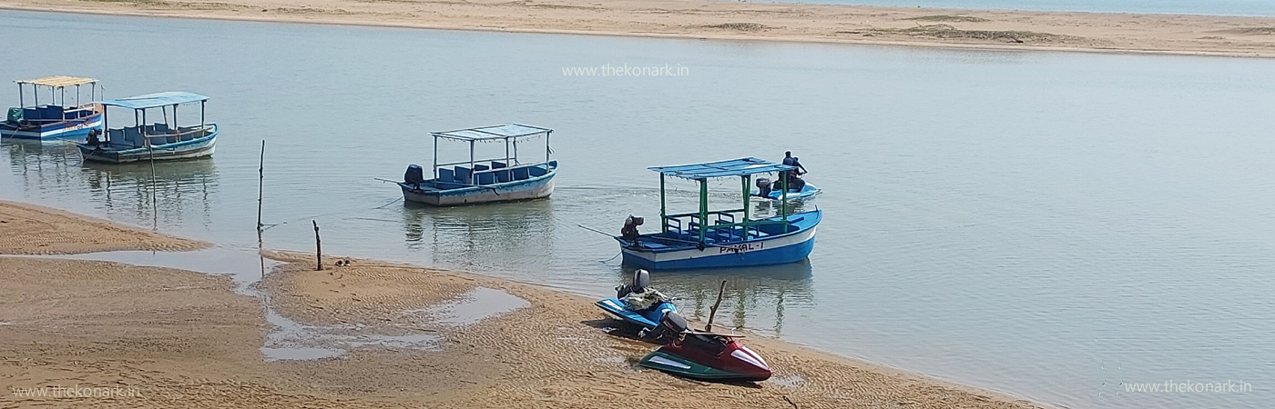 River Near Konark Ramachandi Temple