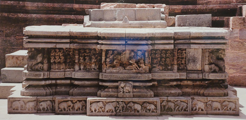 Konark Figure - Seat of the Presiding Deity